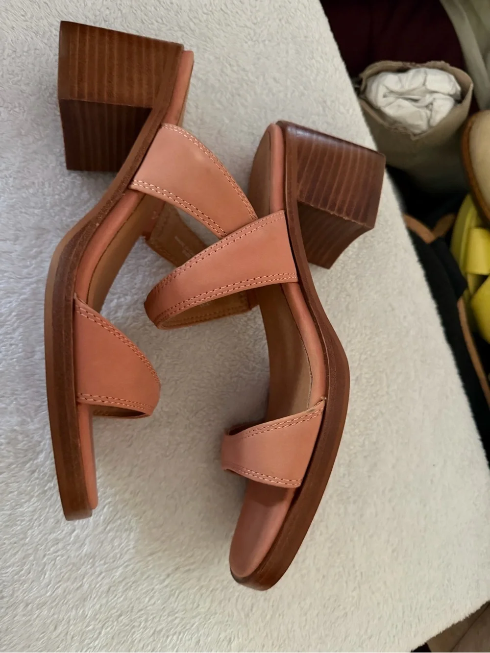 Madewell Coral Double-Strap Slide Sandals - Picture 3 of 6
